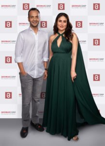 Dinesh Agrawal, Co-Chairman BramhaCorp Ltd with Kareena Kapoor Khan